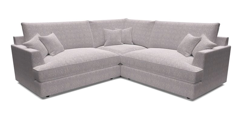 Slingsby Small Fitted Cover Corner Unit LHF & RHF in Two Tone Plain Biscuit.  Loose cover version available