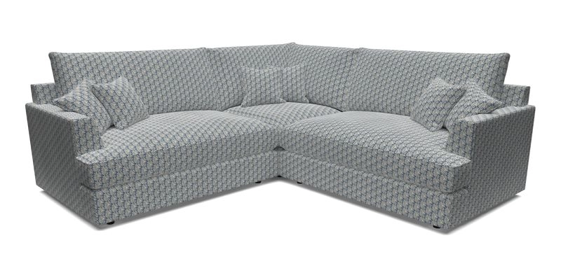 Slingsby Small Fitted Cover Corner Unit LHF & RHF in Two Tone Plain Biscuit.  Loose cover version available