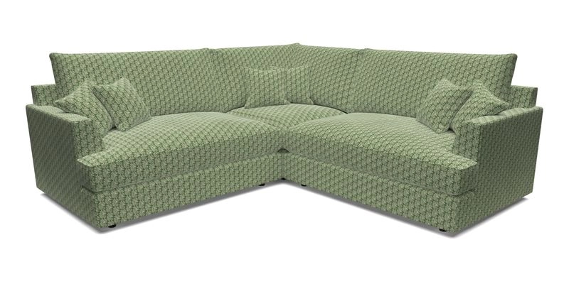 Slingsby Small Fitted Cover Corner Unit LHF & RHF in Two Tone Plain Biscuit.  Loose cover version available