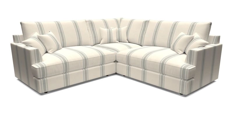 Slingsby Small Fitted Cover Corner Unit LHF & RHF in Two Tone Plain Biscuit.  Loose cover version available