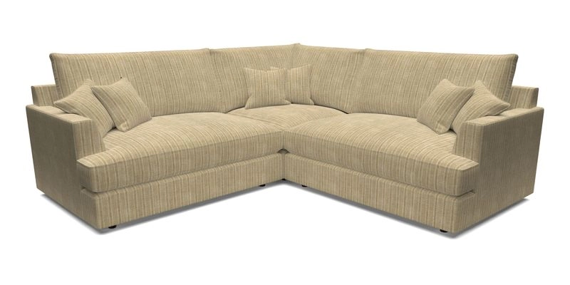 Slingsby Small Fitted Cover Corner Unit LHF & RHF in Two Tone Plain Biscuit.  Loose cover version available