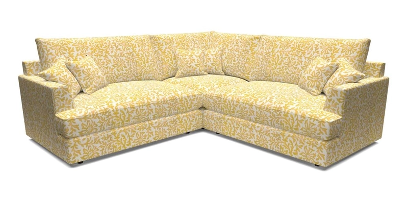 Slingsby Small Fitted Cover Corner Unit LHF & RHF in Two Tone Plain Biscuit.  Loose cover version available