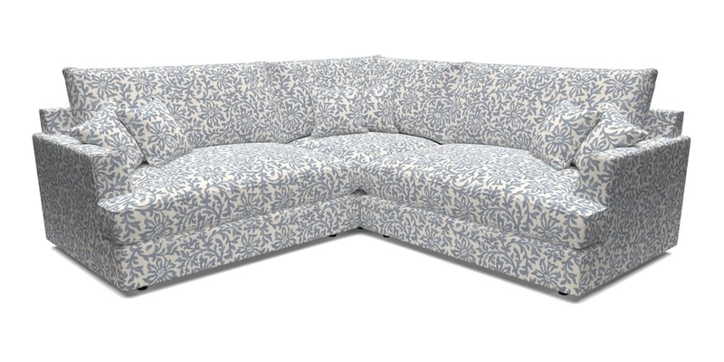 Slingsby Small Fitted Cover Corner Unit LHF & RHF in Two Tone Plain Biscuit.  Loose cover version available