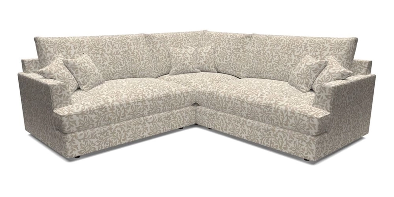 Slingsby Small Fitted Cover Corner Unit LHF & RHF in Two Tone Plain Biscuit.  Loose cover version available