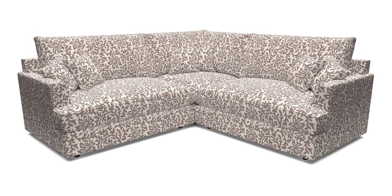 Slingsby Small Fitted Cover Corner Unit LHF & RHF in Two Tone Plain Biscuit.  Loose cover version available