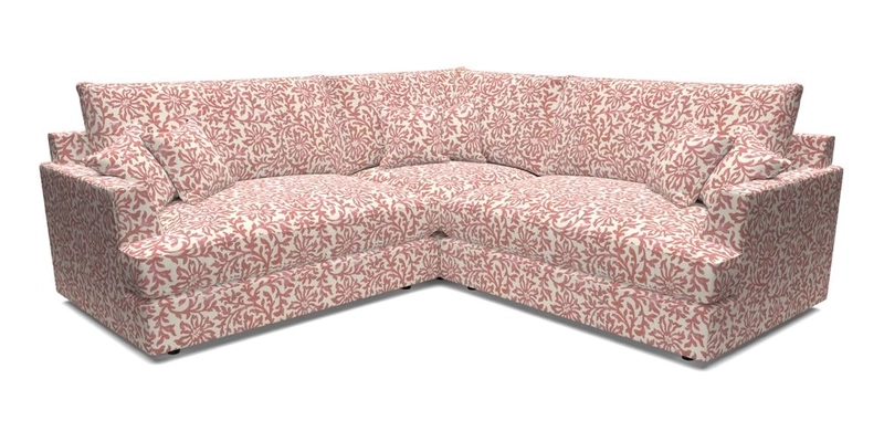 Slingsby Small Fitted Cover Corner Unit LHF & RHF in Two Tone Plain Biscuit.  Loose cover version available