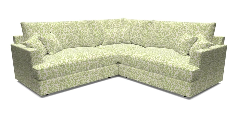 Slingsby Small Fitted Cover Corner Unit LHF & RHF in Two Tone Plain Biscuit.  Loose cover version available