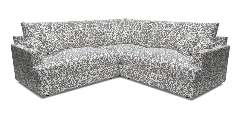 Slingsby Small Fitted Cover Corner Unit LHF & RHF in Two Tone Plain Biscuit.  Loose cover version available