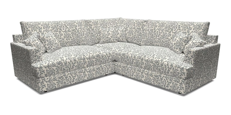 Slingsby Small Fitted Cover Corner Unit LHF & RHF in Two Tone Plain Biscuit.  Loose cover version available