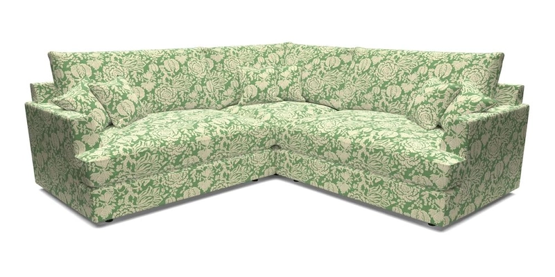 Slingsby Small Fitted Cover Corner Unit LHF & RHF in Two Tone Plain Biscuit.  Loose cover version available