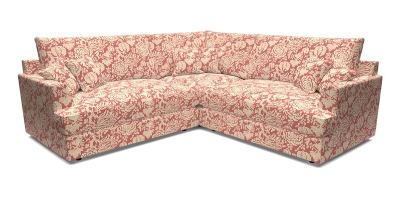 Slingsby Small Fitted Cover Corner Unit LHF & RHF in Two Tone Plain Biscuit.  Loose cover version available