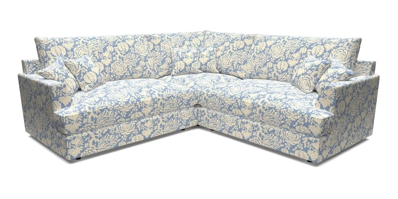 Slingsby Small Fitted Cover Corner Unit LHF & RHF in Two Tone Plain Biscuit.  Loose cover version available