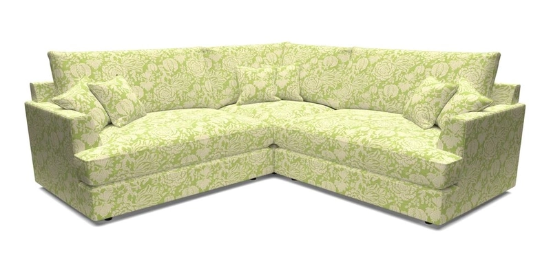 Slingsby Small Fitted Cover Corner Unit LHF & RHF in Two Tone Plain Biscuit.  Loose cover version available