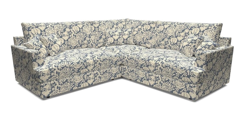 Slingsby Small Fitted Cover Corner Unit LHF & RHF in Two Tone Plain Biscuit.  Loose cover version available