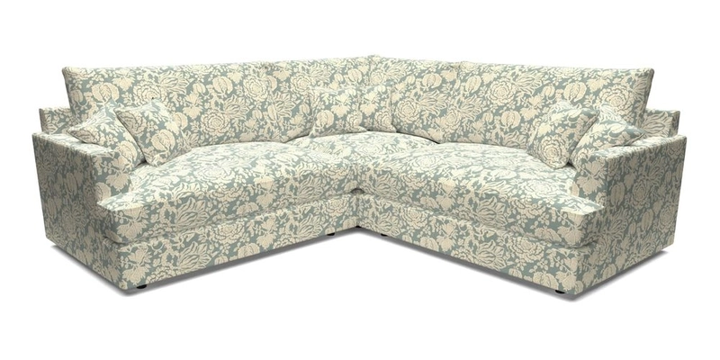 Slingsby Small Fitted Cover Corner Unit LHF & RHF in Two Tone Plain Biscuit.  Loose cover version available