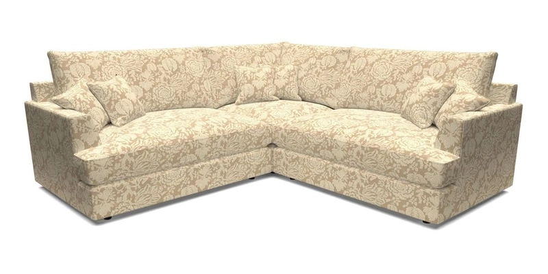 Slingsby Small Fitted Cover Corner Unit LHF & RHF in Two Tone Plain Biscuit.  Loose cover version available