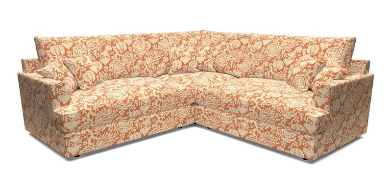 Slingsby Small Fitted Cover Corner Unit LHF & RHF in Two Tone Plain Biscuit.  Loose cover version available