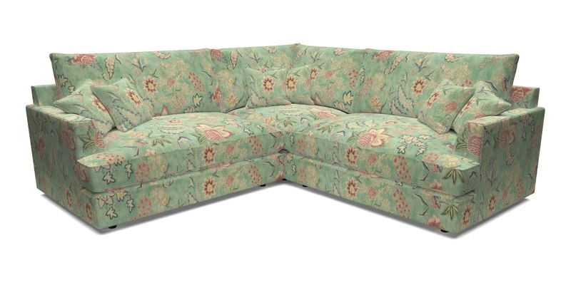 Slingsby Small Fitted Cover Corner Unit LHF & RHF in Two Tone Plain Biscuit.  Loose cover version available