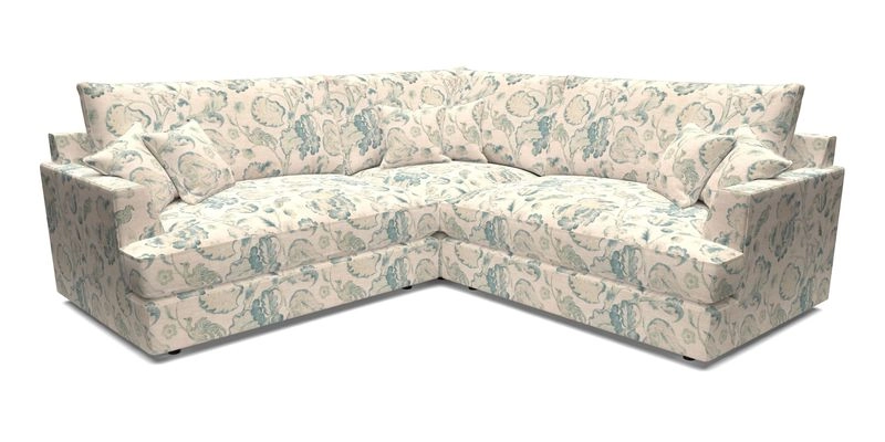 Slingsby Small Fitted Cover Corner Unit LHF & RHF in Two Tone Plain Biscuit.  Loose cover version available