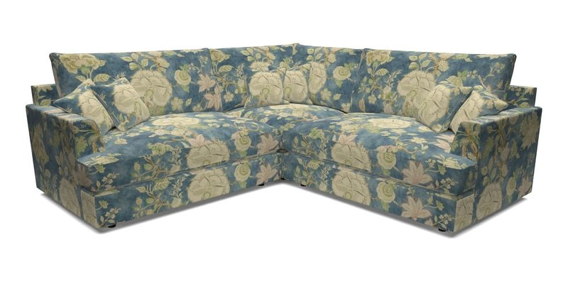 Slingsby Small Fitted Cover Corner Unit LHF & RHF in Two Tone Plain Biscuit.  Loose cover version available