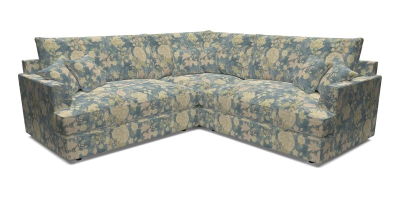 Slingsby Small Fitted Cover Corner Unit LHF & RHF in Two Tone Plain Biscuit.  Loose cover version available