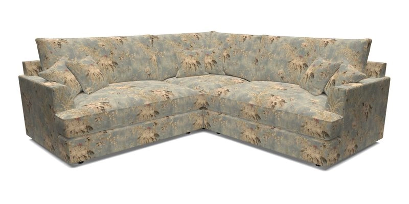 Slingsby Small Fitted Cover Corner Unit LHF & RHF in Two Tone Plain Biscuit.  Loose cover version available