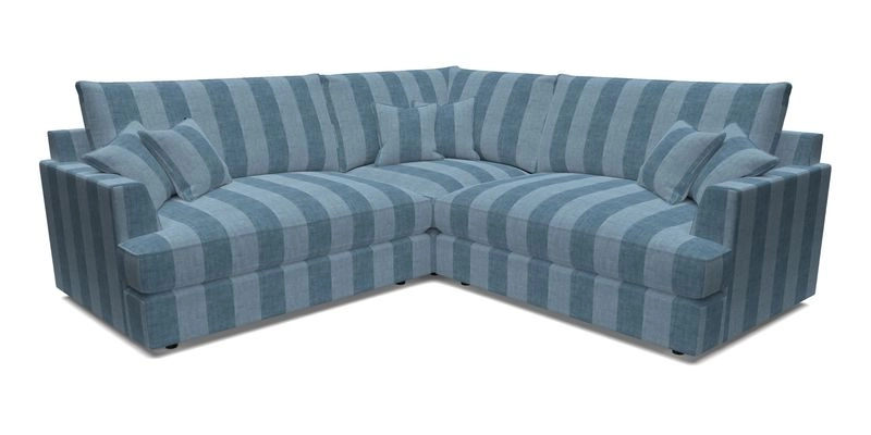 Slingsby Small Fitted Cover Corner Unit LHF & RHF in Two Tone Plain Biscuit.  Loose cover version available