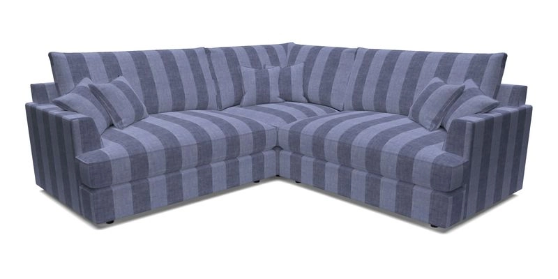 Slingsby Small Fitted Cover Corner Unit LHF & RHF in Two Tone Plain Biscuit.  Loose cover version available