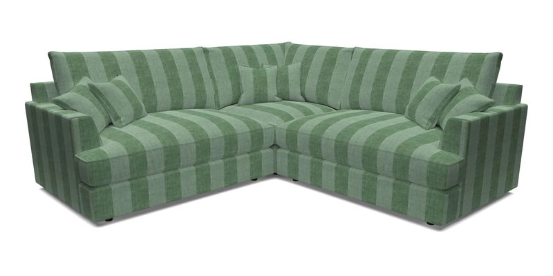 Slingsby Small Fitted Cover Corner Unit LHF & RHF in Two Tone Plain Biscuit.  Loose cover version available