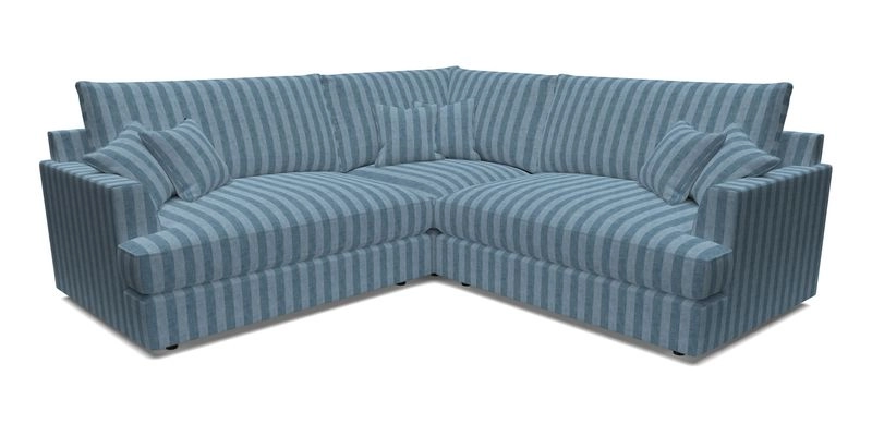 Slingsby Small Fitted Cover Corner Unit LHF & RHF in Two Tone Plain Biscuit.  Loose cover version available