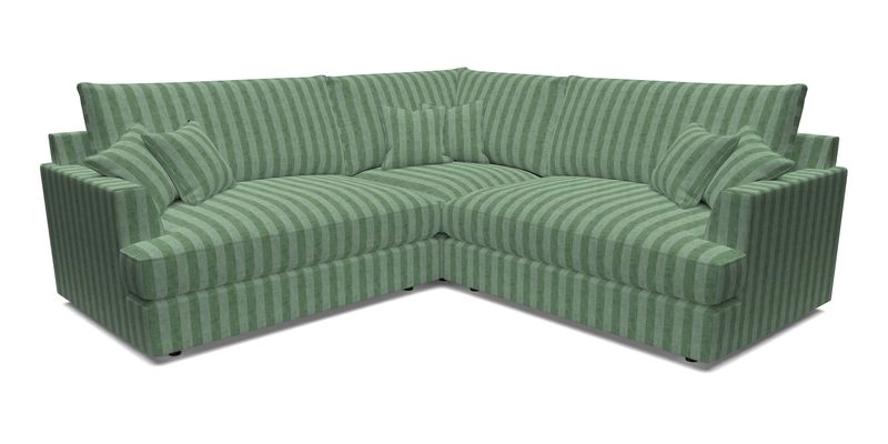 Slingsby Small Fitted Cover Corner Unit LHF & RHF in Two Tone Plain Biscuit.  Loose cover version available