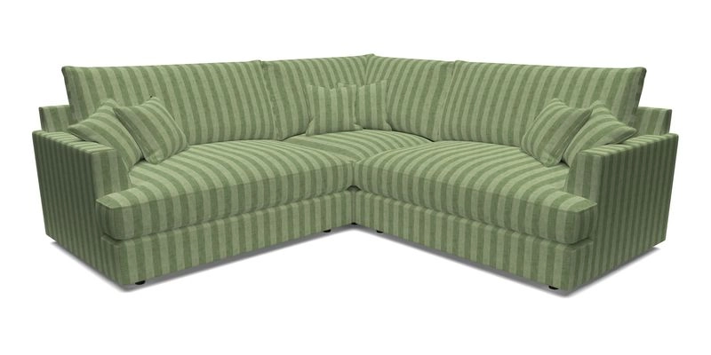 Slingsby Small Fitted Cover Corner Unit LHF & RHF in Two Tone Plain Biscuit.  Loose cover version available