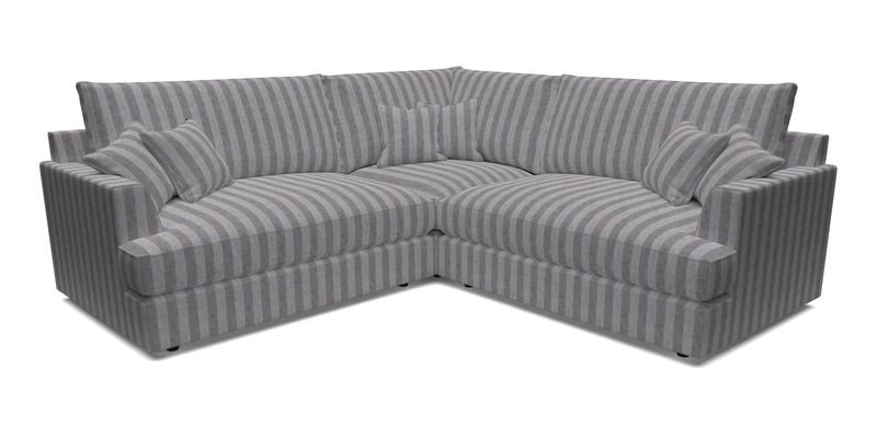 Slingsby Small Fitted Cover Corner Unit LHF & RHF in Two Tone Plain Biscuit.  Loose cover version available