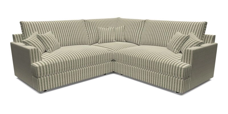 Slingsby Small Fitted Cover Corner Unit LHF & RHF in Two Tone Plain Biscuit.  Loose cover version available