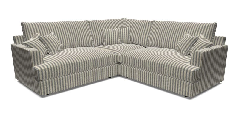 Slingsby Small Fitted Cover Corner Unit LHF & RHF in Two Tone Plain Biscuit.  Loose cover version available