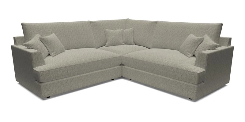 Slingsby Small Fitted Cover Corner Unit LHF & RHF in Two Tone Plain Biscuit.  Loose cover version available