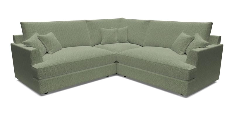 Slingsby Small Fitted Cover Corner Unit LHF & RHF in Two Tone Plain Biscuit.  Loose cover version available