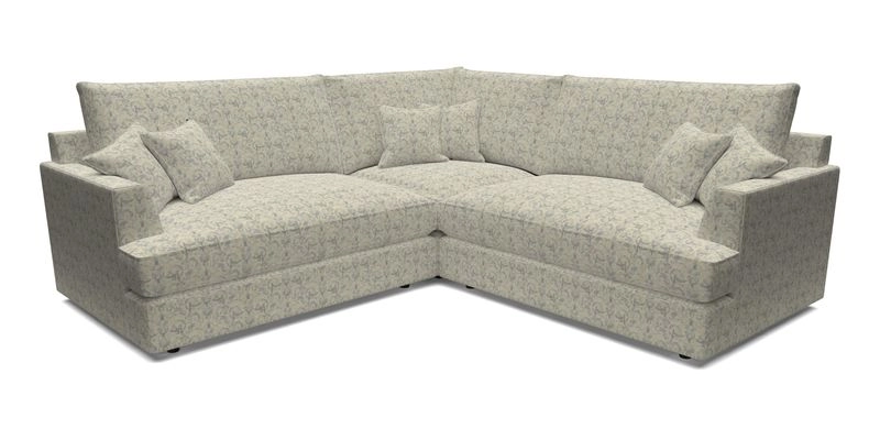 Slingsby Small Fitted Cover Corner Unit LHF & RHF in Two Tone Plain Biscuit.  Loose cover version available