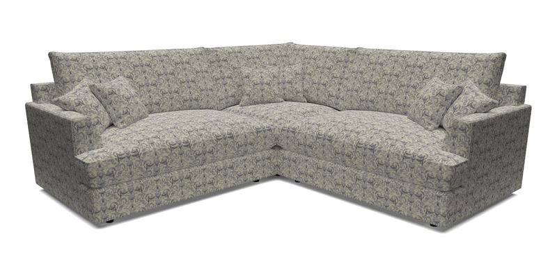 Slingsby Small Fitted Cover Corner Unit LHF & RHF in Two Tone Plain Biscuit.  Loose cover version available