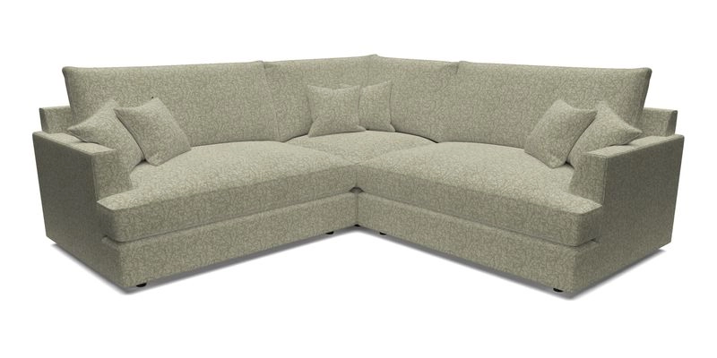 Slingsby Small Fitted Cover Corner Unit LHF & RHF in Two Tone Plain Biscuit.  Loose cover version available