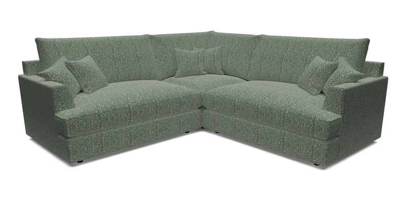 Slingsby Small Fitted Cover Corner Unit LHF & RHF in Two Tone Plain Biscuit.  Loose cover version available