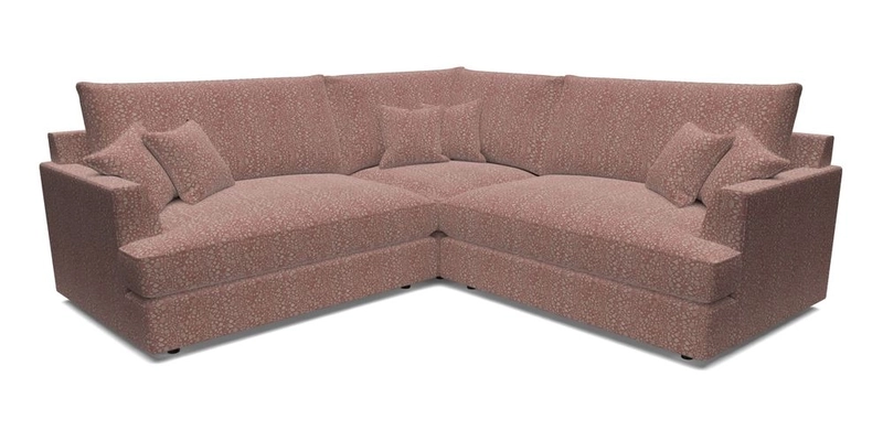 Slingsby Small Fitted Cover Corner Unit LHF & RHF in Two Tone Plain Biscuit.  Loose cover version available