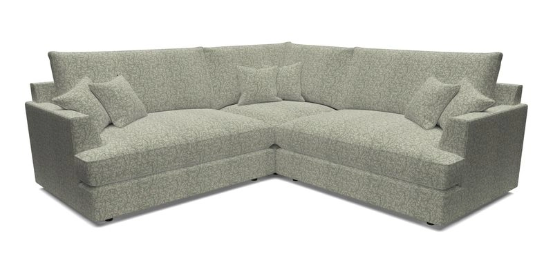 Slingsby Small Fitted Cover Corner Unit LHF & RHF in Two Tone Plain Biscuit.  Loose cover version available