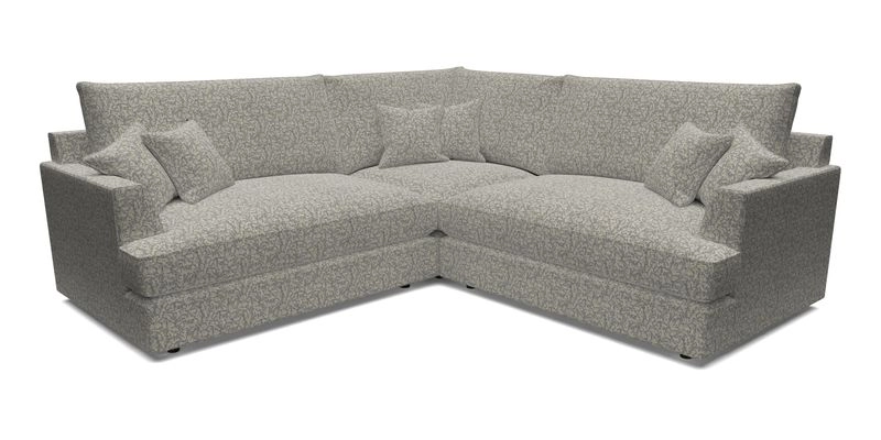 Slingsby Small Fitted Cover Corner Unit LHF & RHF in Two Tone Plain Biscuit.  Loose cover version available