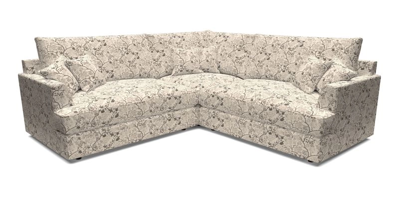 Slingsby Small Fitted Cover Corner Unit LHF & RHF in Two Tone Plain Biscuit.  Loose cover version available