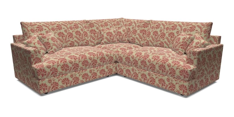 Slingsby Small Fitted Cover Corner Unit LHF & RHF in Two Tone Plain Biscuit.  Loose cover version available