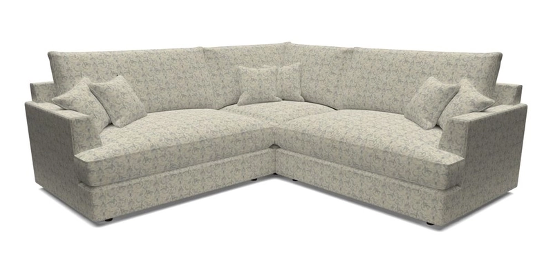 Slingsby Small Fitted Cover Corner Unit LHF & RHF in Two Tone Plain Biscuit.  Loose cover version available