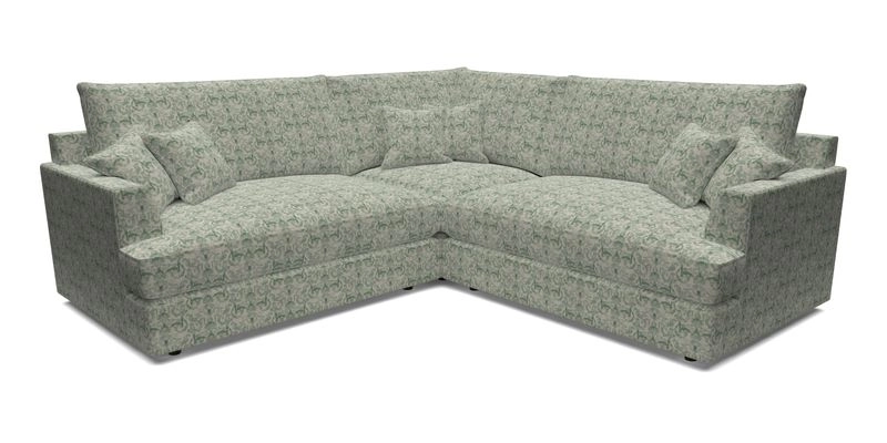 Slingsby Small Fitted Cover Corner Unit LHF & RHF in Two Tone Plain Biscuit.  Loose cover version available