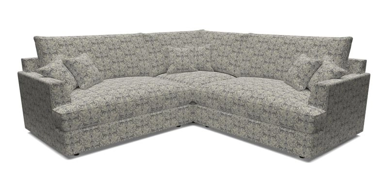 Slingsby Small Fitted Cover Corner Unit LHF & RHF in Two Tone Plain Biscuit.  Loose cover version available