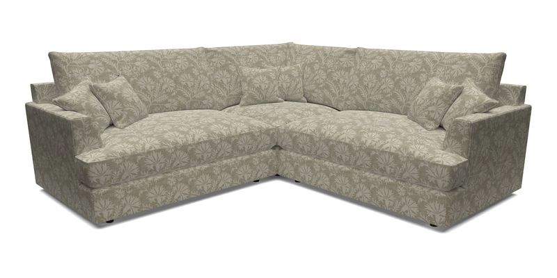 Slingsby Small Fitted Cover Corner Unit LHF & RHF in Two Tone Plain Biscuit.  Loose cover version available